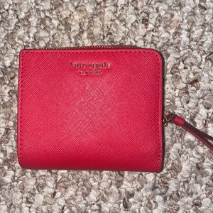 red kate spade wallet